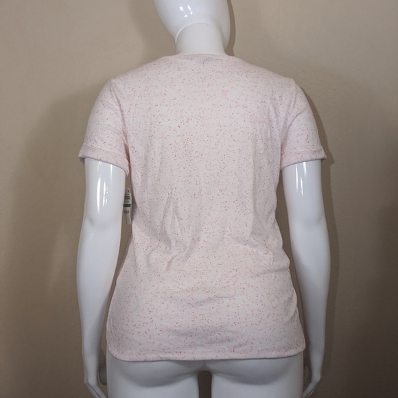 Karen Scott Shirttail-Hem Short Sleeve Top - Picture 4 of 9